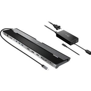 NWT j5create USB Type C Docking Station with 100W PD Charger -silver